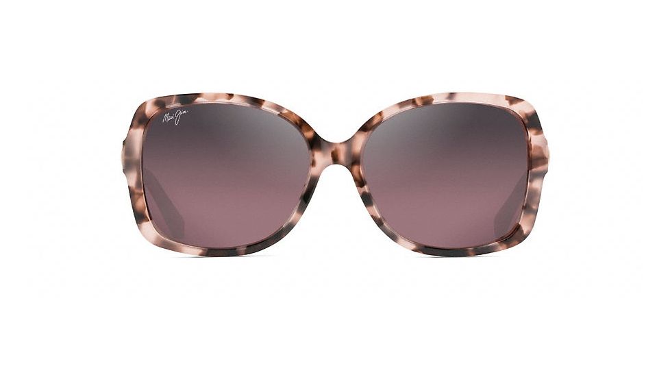 Maui Jim Melika Fashion  Sunglasses,Pink Tortoise with Rose Gold Temples,Maui Rose Lens RS760-09T