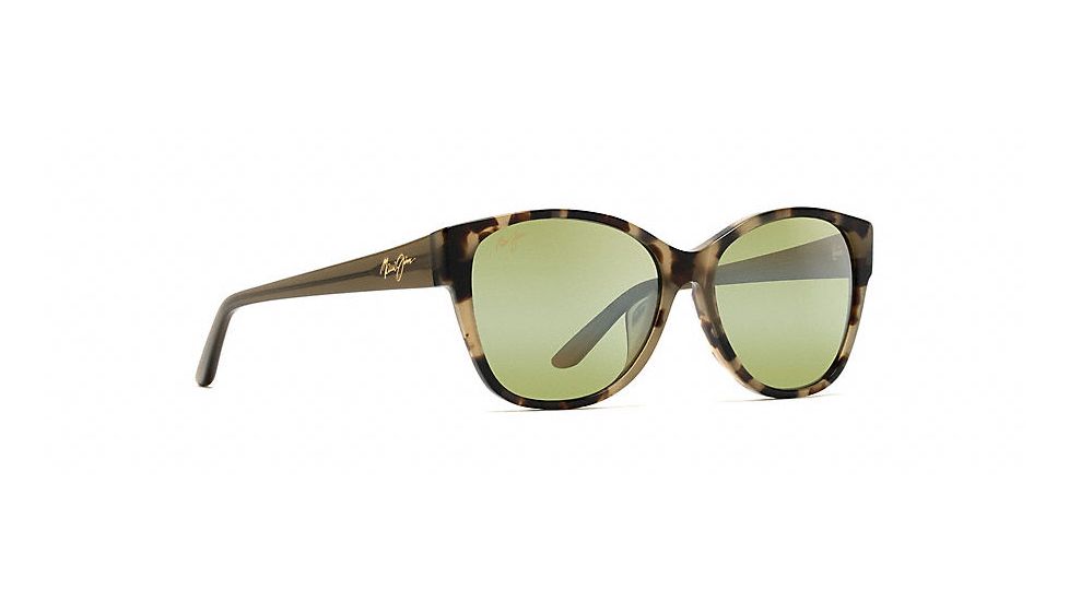Maui Jim Summer Time Polarized Cat Eye  Sunglasses,Olive Tokyo Tortoise,Maui HT Lens HTS732-15D