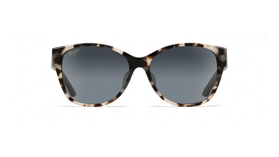 Maui Jim Summer Time Polarized Cat Eye  Sunglasses,White Tokyo Tortoise,Neutral Grey Lens GS732-05T