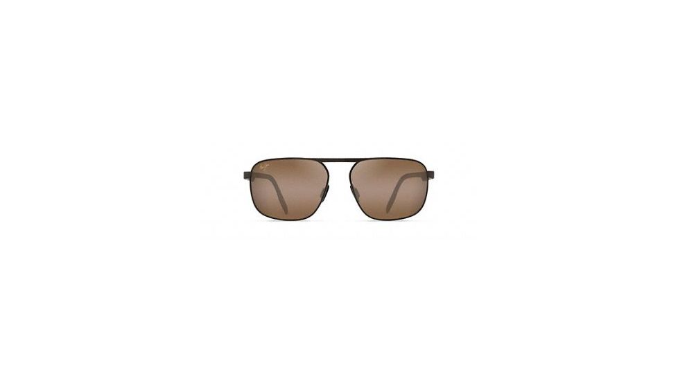 Maui Jim Waihee Ridge Sunglasses,Brushed Chocolate,HCL Bronze Lens, H777-01C