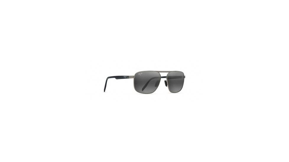 Maui Jim Waihee Ridge Sunglasses,Brushed Grey,Neutral Grey Lens, 777-14