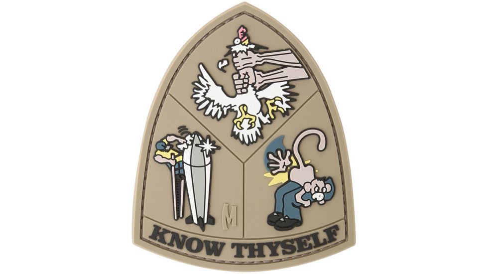 Maxpedition Know Thyself Morale Patch,Full Color WANKA
