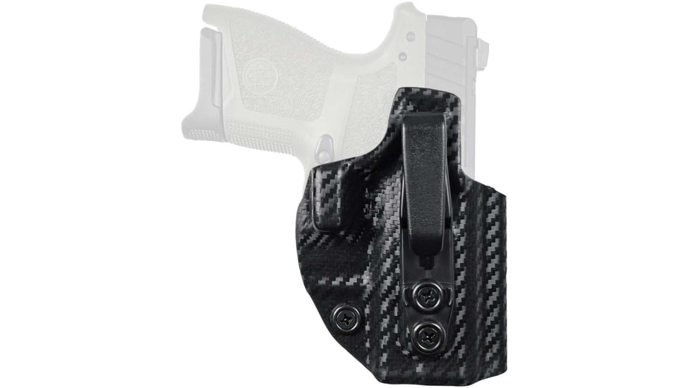 Maxtor Tactical Claw Tuckable IWB Holster, Springfield Armory Hellcat Pro w/ TLR-7A, Right, Carbon Fiber, CLAW-CF-HELLCPROTLR7