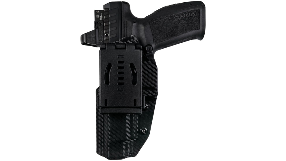 Maxtor Tactical Kydex Classic Clip-on OWB Belt Holster w/ TLR-8, Sig Sauer P365 X-MACRO, Right, Carbon Fiber, OWBCP-CF-MACRO-TLR8