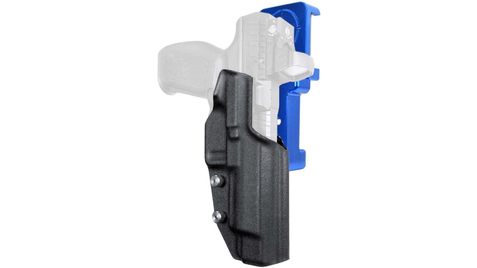 Maxtor Tactical Alloy Competition Kydex OWB Holster, Canik METE SFX, Right, Black/Blue, ACHBLU-SFX-BK
