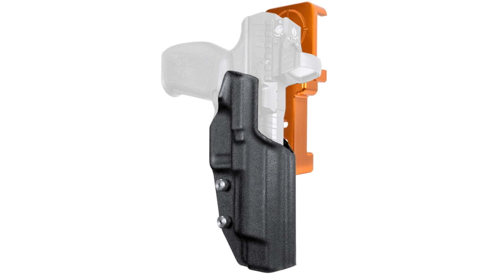 Maxtor Tactical Alloy Competition Kydex OWB Holster, Canik SFx Rival, Right, Black/Orange, ACHOR-RIVAL-BK