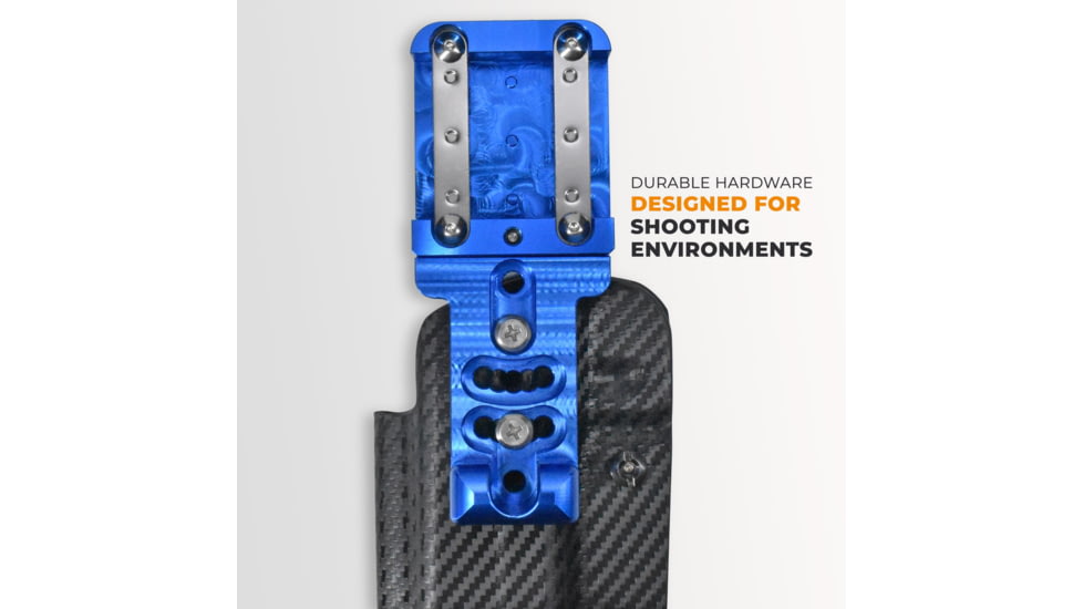 Maxtor Tactical Alloy Competition OWB Holster, Canik METE SFX, Right, Carbon Fiber/Orange, ACHOR-SFX-CF
