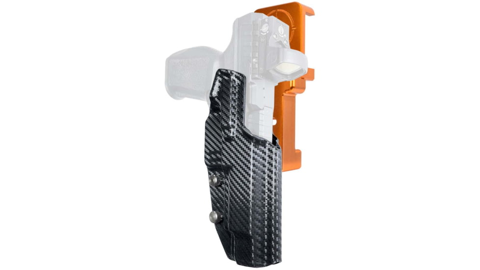 Maxtor Tactical Alloy Competition OWB Holster, Canik METE SFX, Right, Carbon Fiber/Orange, ACHOR-SFX-CF