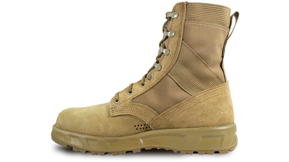 McRae Footwear T2 Ultra Light Hot Weather Combat Boot-Coyote w/ Vibram P439R, Coyote, 10.5, 8301-10.5