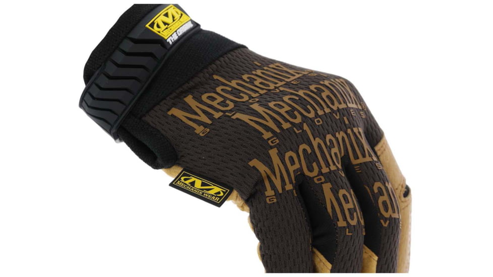 Mechanix Wear Leather Original Glove - Mens, Tan, Small, LMG-75-008
