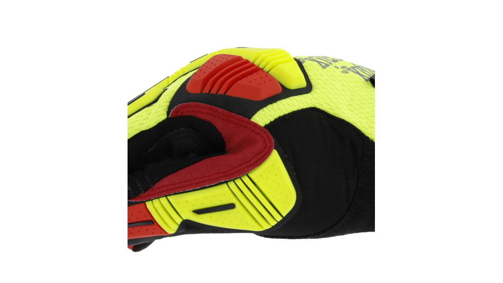 Mechanix Wear M-Pact D4-360 Hi-Viz Gloves - Mens, High Visibility Yellow, Small, SMP-X91-008