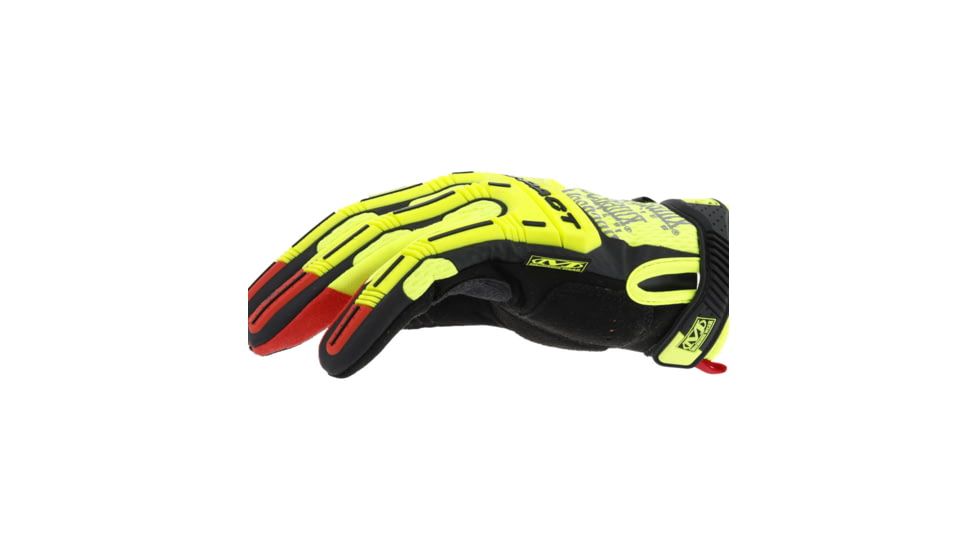 Mechanix Wear M-Pact D4-360 Hi-Viz Gloves - Mens, High Visibility Yellow, Small, SMP-X91-008