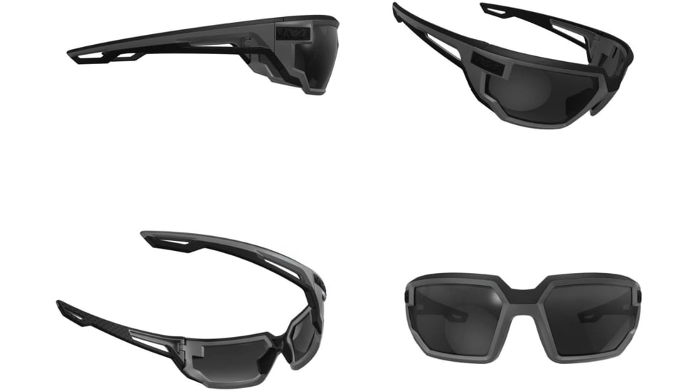 Mechanix Wear Vision Type-X Safety Glasses, Medium Grey, One Size, VXF-20AJ-BU