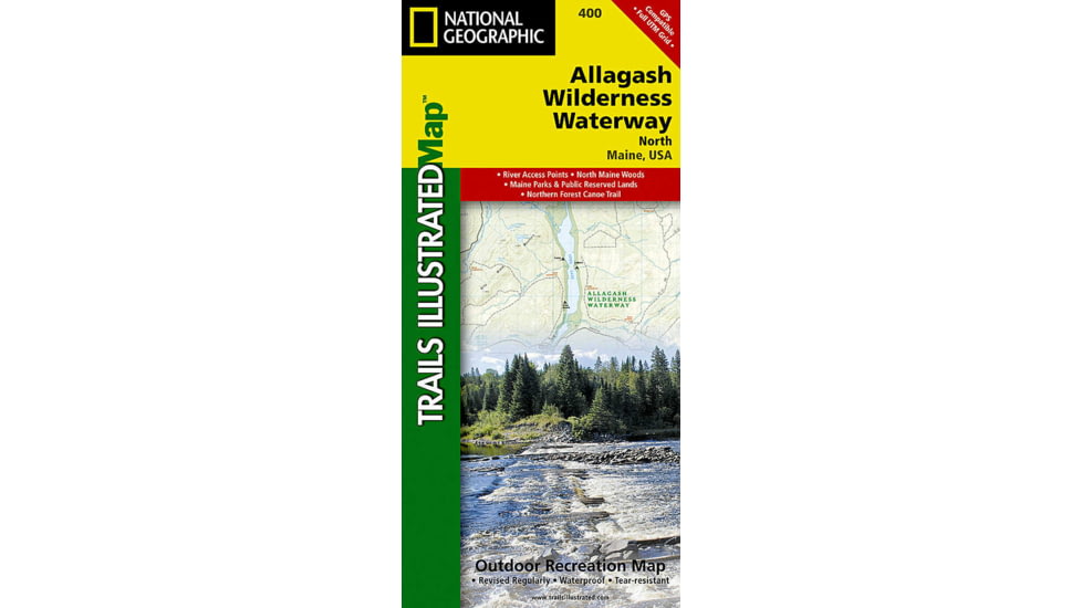 Media Allagash Wilderness Waterway North Trail Map
