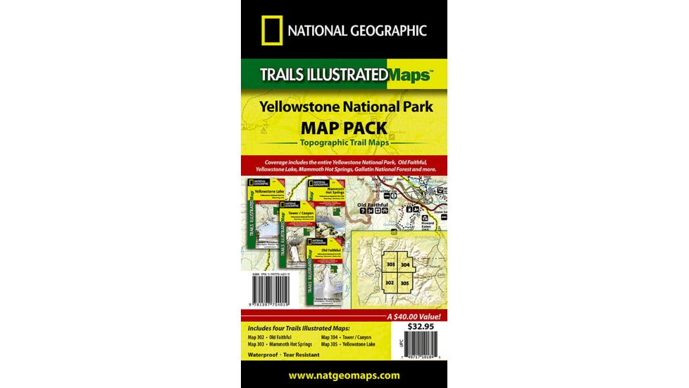 Media Yellowstone National Park Map Pack