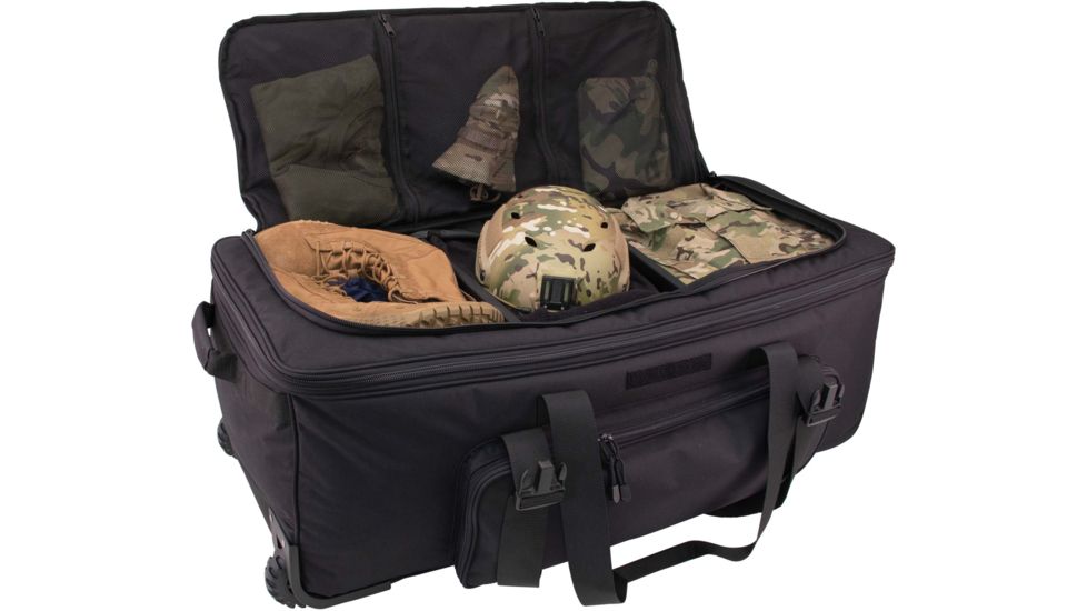 Mercury Tactical Expandable Rolling Deployment Bag, TAA, Black, MRCT9939-BK