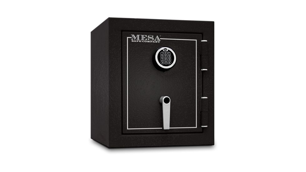 Mesa Safes Imperial Burglary &amp; 2 Hour Fire Safe, Hammered Grey, 20x17.25x18.75in MBF1512E