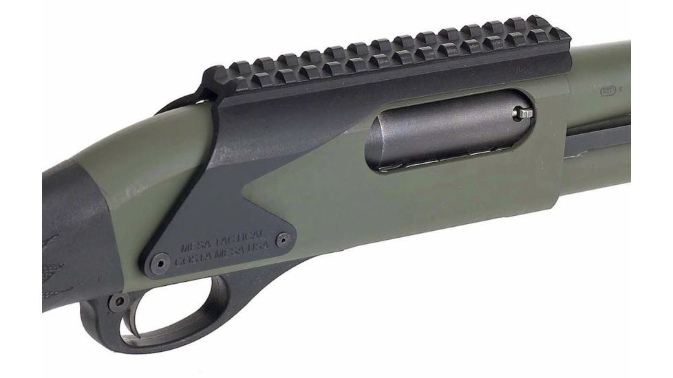Mesa Tactical Saddle Rail for Remington, 12-GA, Black, 5in, 91620