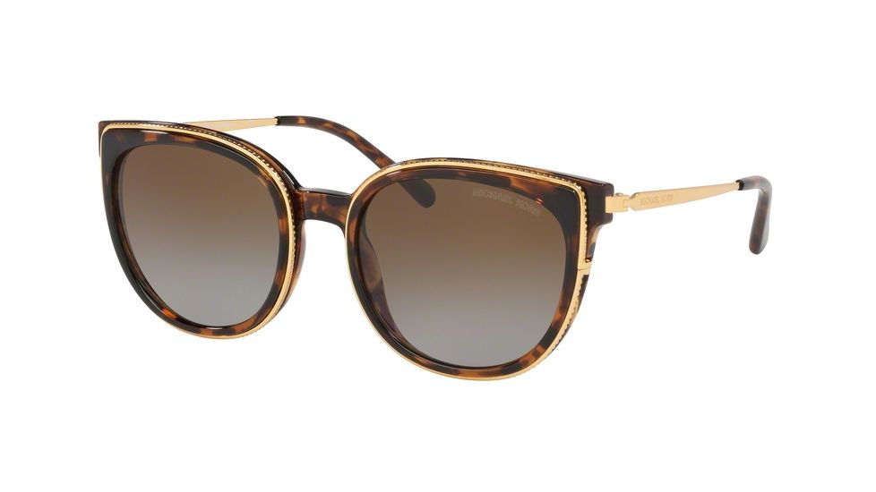 Michael Kors BAL HARBOUR MK2089U Sunglasses 3333T5-55 - , Brown Grey Gradient Polar Lenses