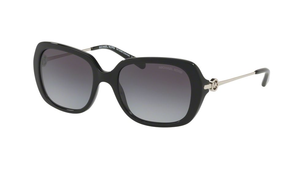 Michael Kors CARMEL MK2065F Bifocal Prescription Sunglasses, 54mm, Black, MK2065F-30058G-54-BI