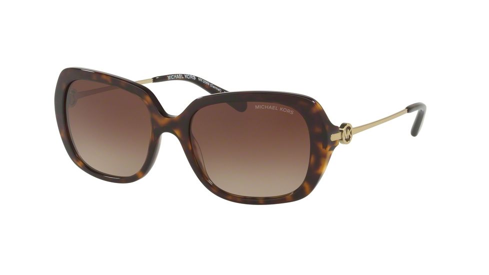 Michael Kors CARMEL MK2065F Bifocal Prescription Sunglasses, 54mm, Dark Tortoise Acetate, MK2065F-300613-54-BI
