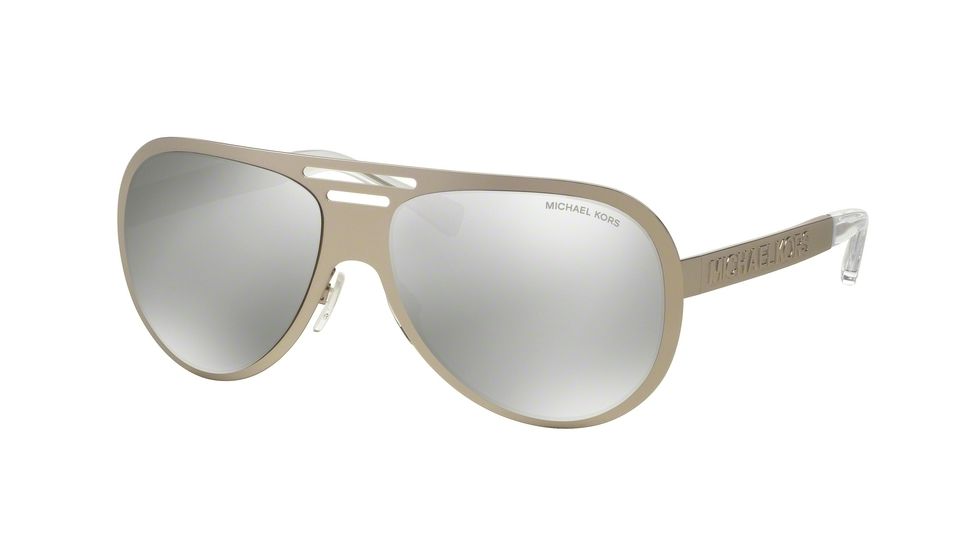 Michael Kors CLEMENTINE I MK5011 Bifocal Prescription Sunglasses MK5011-10636G-59 - Lens Diameter 59 mm, Frame Color Satin Silver/silver