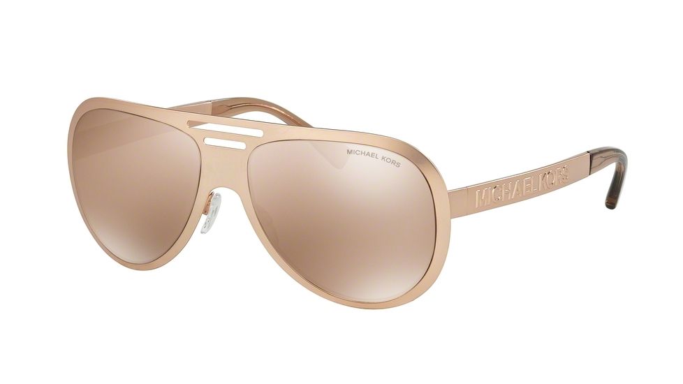 Michael Kors CLEMENTINE I MK5011 Bifocal Prescription Sunglasses MK5011-1064R1-59 - Lens Diameter 59 mm, Frame Color Satin Rose Gold/rose Gold
