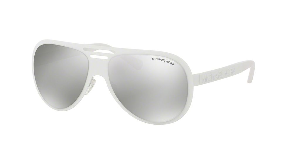 Michael Kors CLEMENTINE I MK5011 Bifocal Prescription Sunglasses MK5011-11236G-59 - Lens Diameter 59 mm, Frame Color White Soft Touch