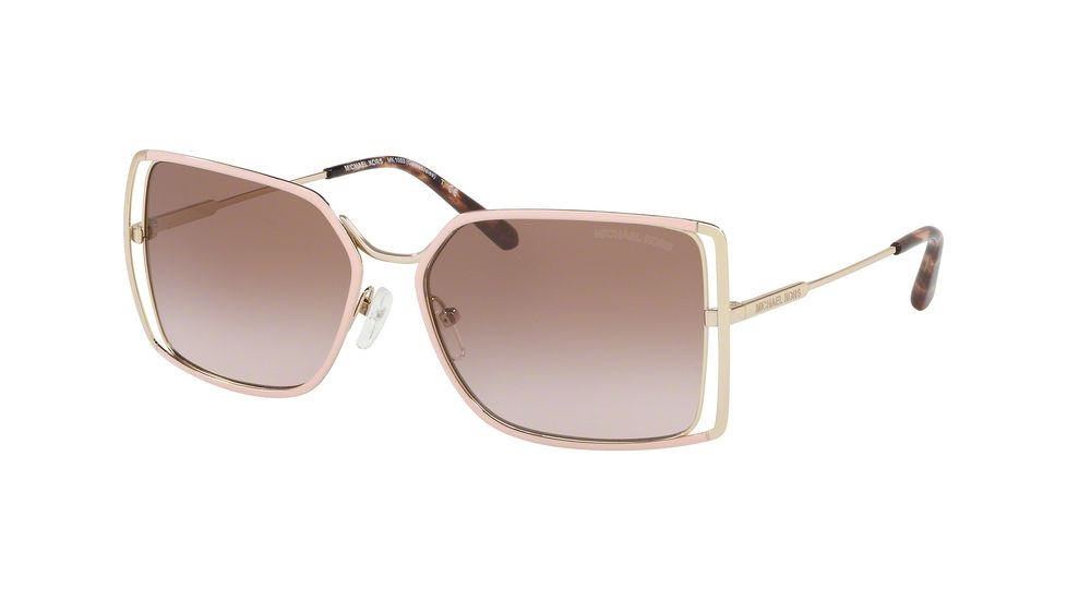 Michael Kors GOLDEN ISLES MK1053 Prescription Sunglasses, 58mm, Light Gold, MK1053-101413-58-SV