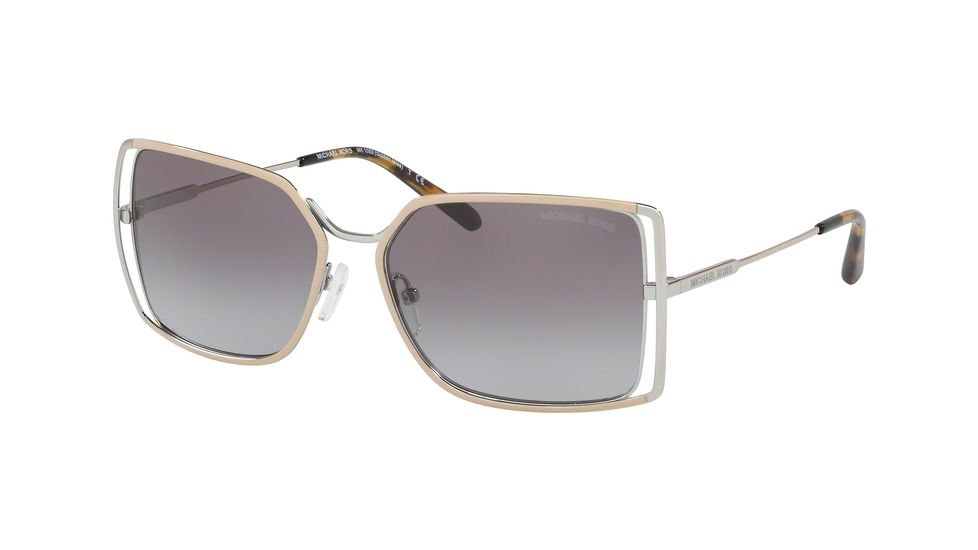 Michael Kors GOLDEN ISLES MK1053 Prescription Sunglasses, 58mm, Silver, MK1053-115311-58-SV