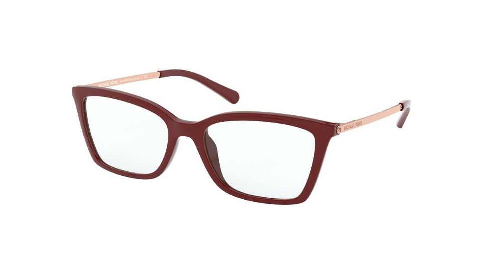 Michael Kors HONG KONG MK4069U Eyeglass Frames 3726-52 - Dark Brandy