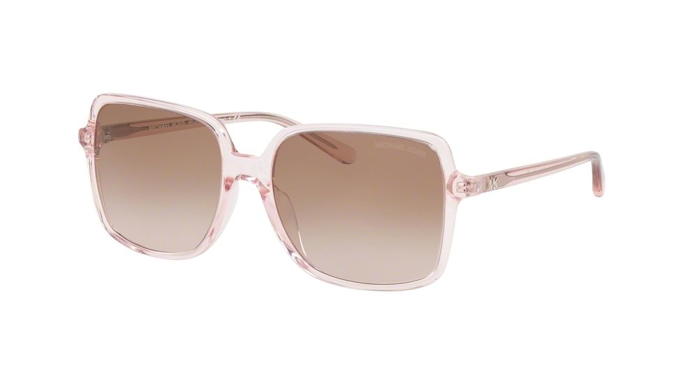 Michael Kors ISLE OF PALMS MK2098U Prescription Sunglasses, 56mm, Transparent Pink, MK2098U-367813-56-SV