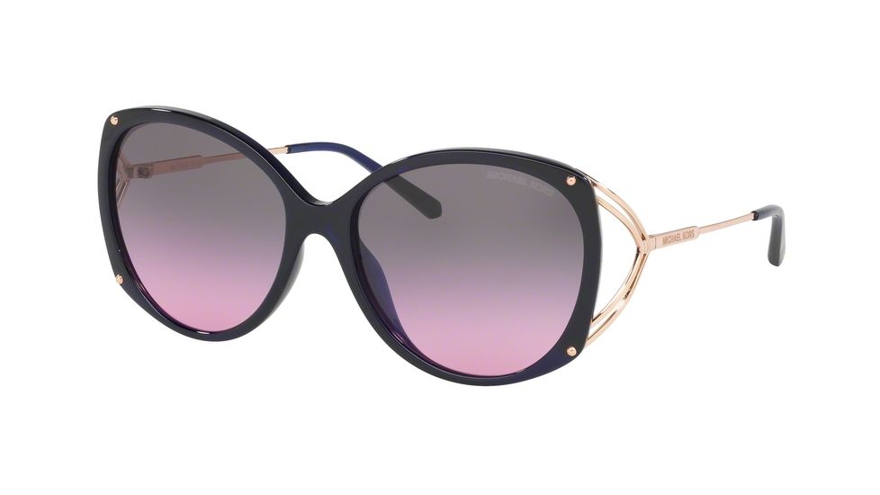 Michael Kors MORRO BAY MK2099U Progressive Prescription Sunglasses, 59mm, True Navy, MK2099U-3381I6-59-PRO