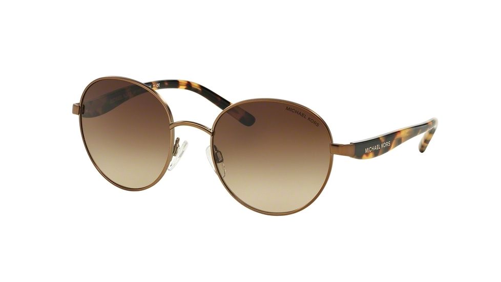 Michael Kors SADIE III MK1007 Sunglasses 106013-52 - Sable/tokyo Tort Frame, Smoke Gradient Lenses