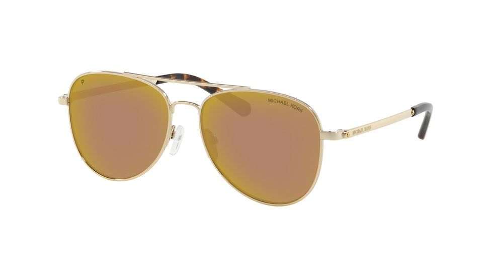 Michael Kors SAN DIEGO MK1045 Prescription Sunglasses, 56mm, Light Gold, MK1045-10142O-56-SV