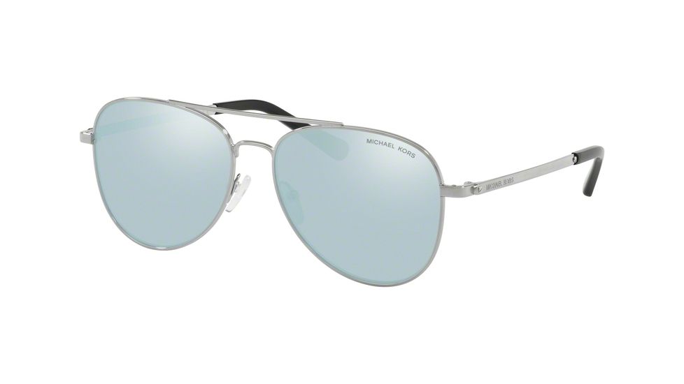Michael Kors SAN DIEGO MK1045 Prescription Sunglasses, 56mm, Silver, MK1045-11536J-56-SV