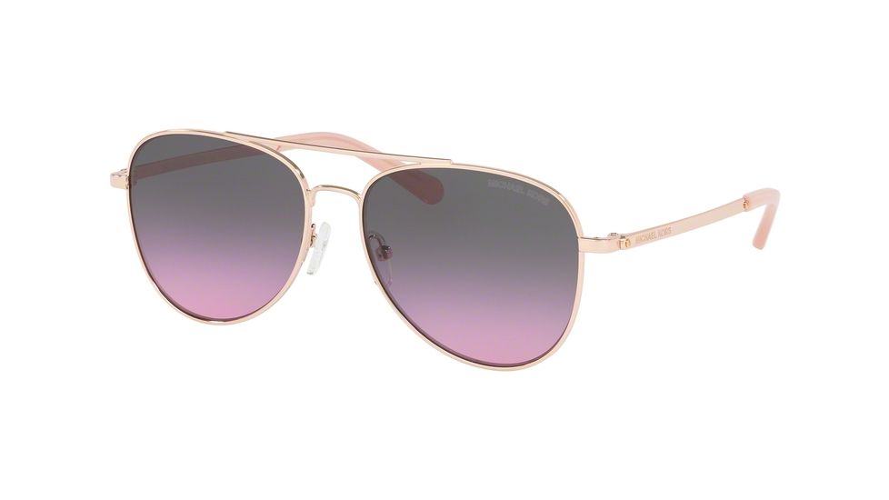 Michael Kors SAN DIEGO MK1045 Prescription Sunglasses, 56mm, Rose Gold, MK1045-1108I6-56-SV