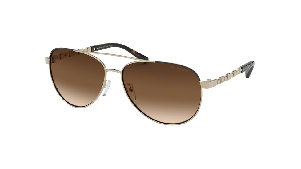 Michael Kors SAN JUAN MK1047 Progressive Prescription Sunglasses, 59mm, Light Gold, MK1047-101413-59-PRO