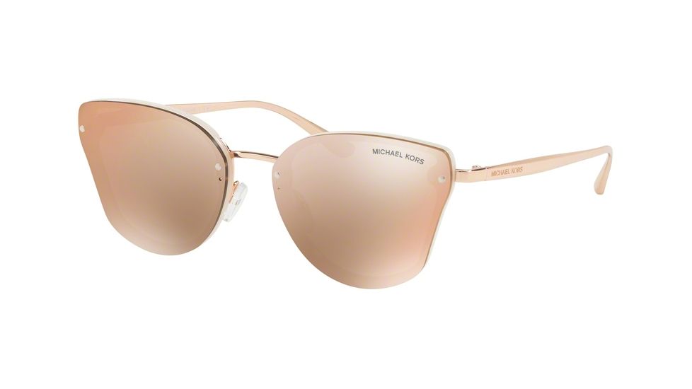 Michael Kors SANIBEL MK2068 Prescription Sunglasses MK2068-3350R1-58 - Lens Diameter 58 mm, Frame Color Milky White