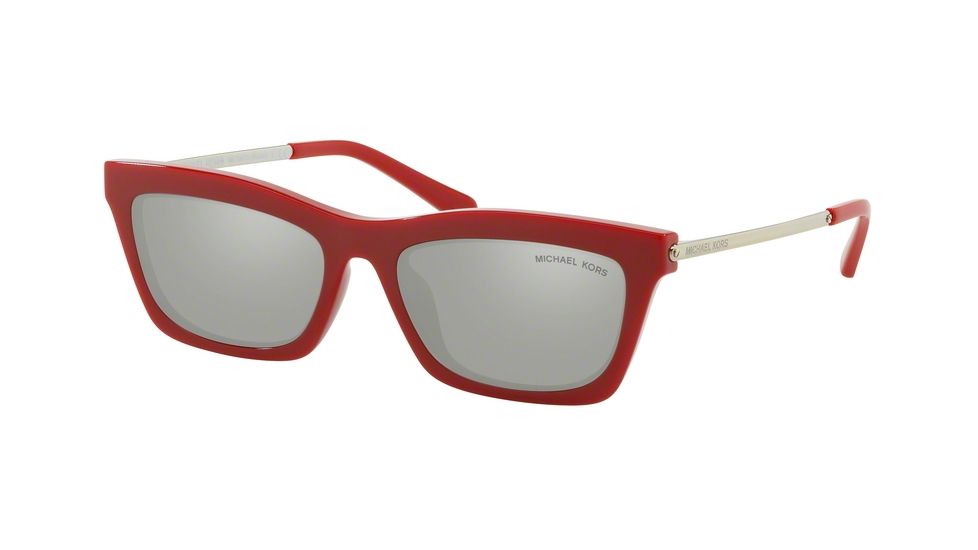 Michael Kors STOWE MK2087U Sunglasses 33356G-54 - , Silver Mirror Lenses