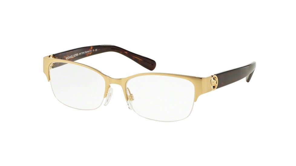 Michael Kors TABITHA VI MK7006 Eyeglass Frames 1072-50 - Satin Gold/Tortoise Frame