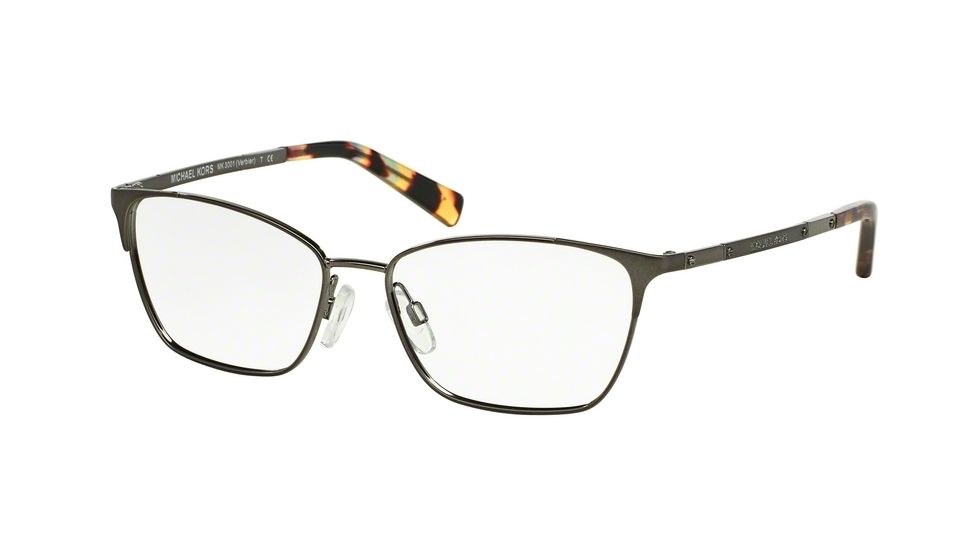 Michael Kors VERBIER MK3001 Eyeglass Frames 1025-52 - Gunmetal Frame