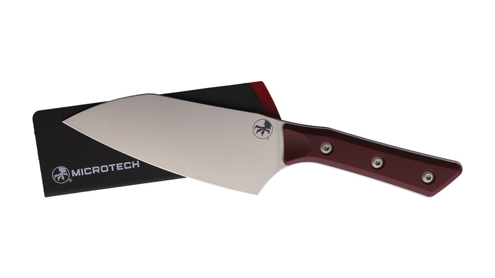 Microtech Santoku 6" SW Merlot, MCT320010MR