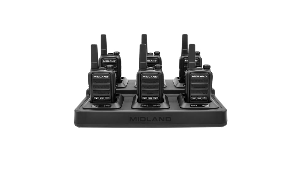 Midland BR10 BizTalkR FRS Heavy-Duty Business Radio 6-Pack - BR10X6, BR10X6