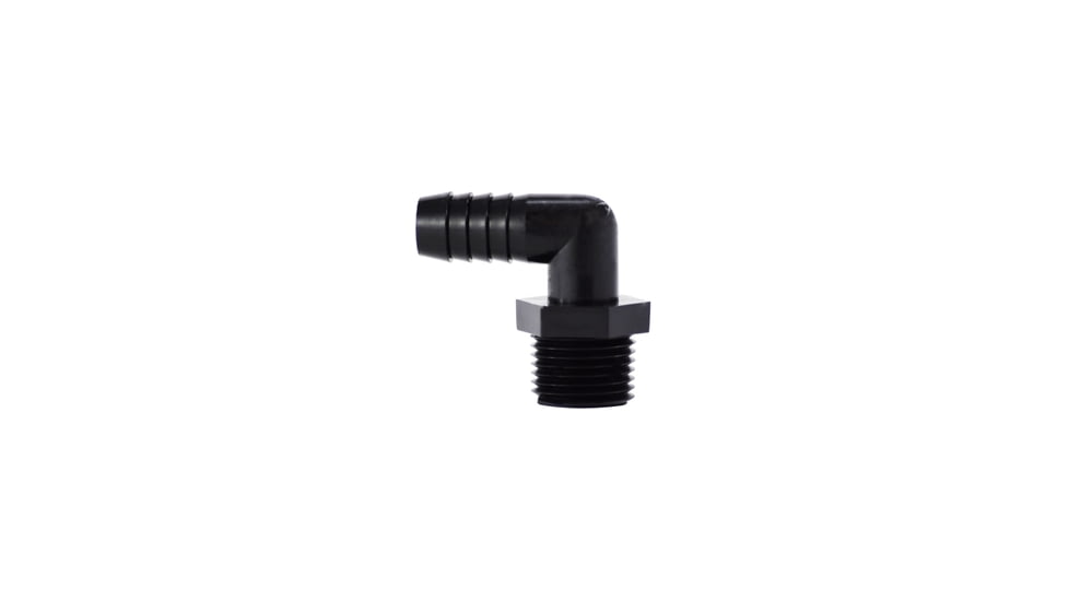 Midland Metal Polyethylene Elbow Union Male Pipe x Barb 1/2in x 1/2in., 33-311B