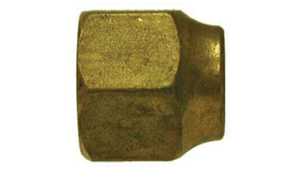 Midland Metal Sae 45 Degree Flare Short Forged Nut 5/8in., Short, Pack of 5, 10-043