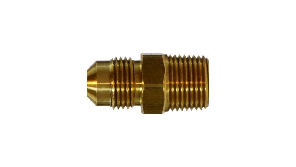 Midland Metal Sae 45 Degree Male Adapter Male Flare x Male NPTf 3/8in x 3/8in., Each, 10-264