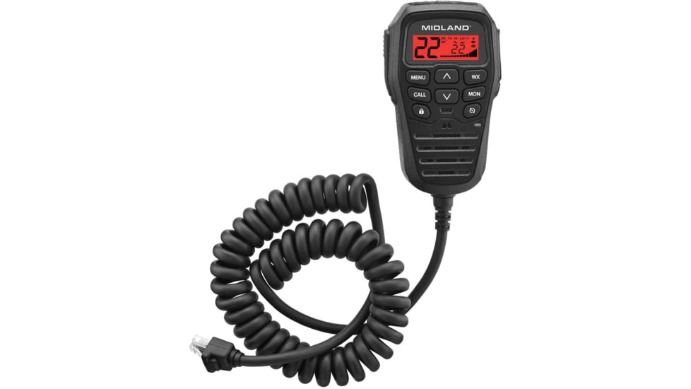 Midland Mirco Mobile 2 - Way Radio, Controll Mic, 15 Watt, 142 Priv Codes, 8 GMRS Repeater CH, Weath Alert, Mag Mount Antenna, MXT275