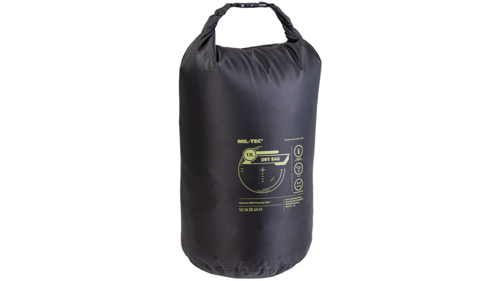MIL-TEC 13L Dry Bag, Black, 13878102