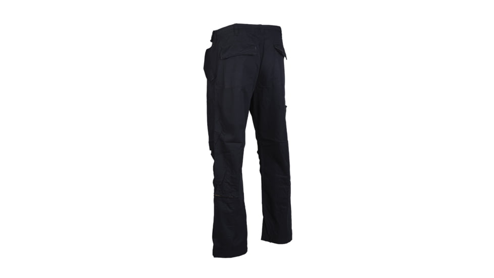MIL-TEC Pre-Washed Cotton Pilot Pants - Mens, Black, 3XL, 11502002-907